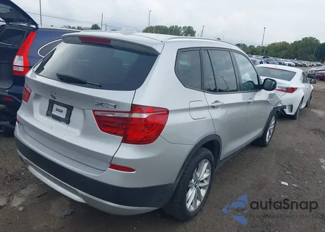 2013 BMW X3 xDrive28I из США, поврежденный, VIN 5UXWX9C52D0A30786